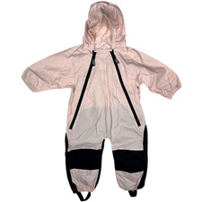 Hapiu Muddy Buddy Kids Girls 4T Light Pink Rain Suit In Bag NEW