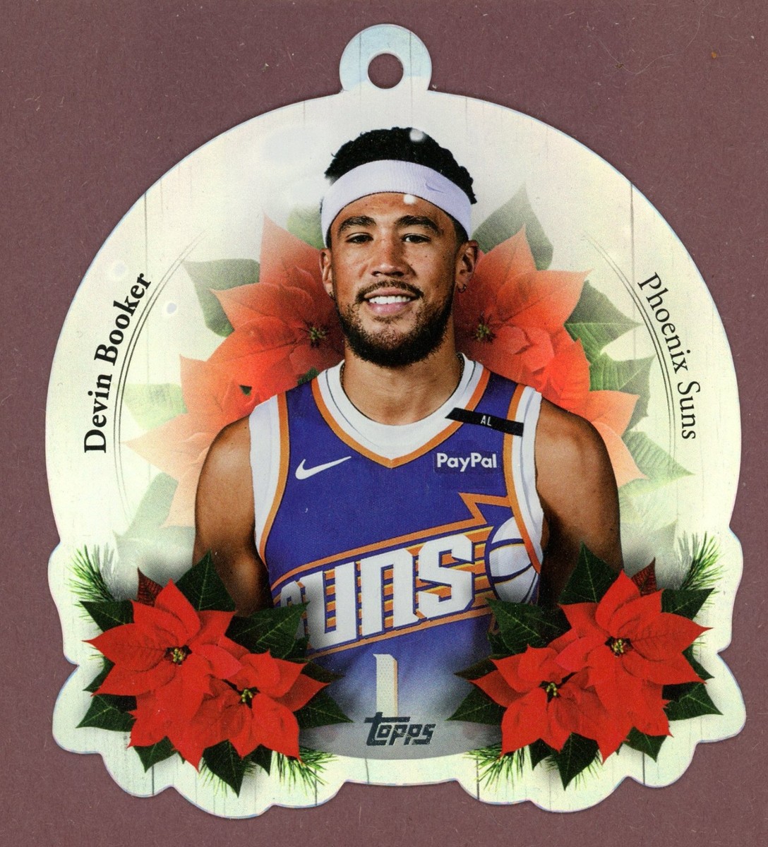 2025-26 Topps Holiday Oversized Die-Cut Ornament #DB Devin Booker