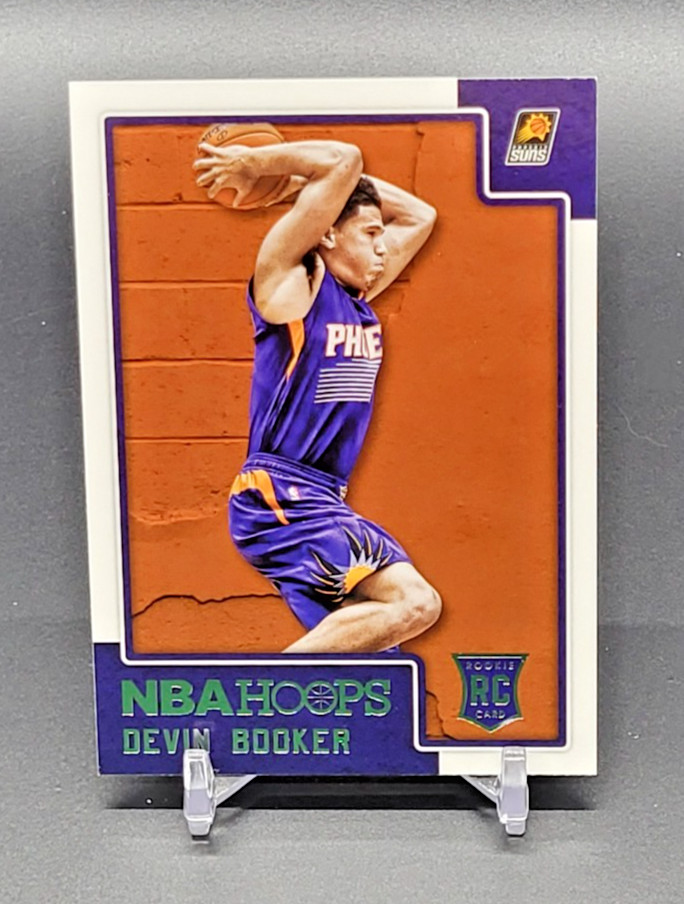2015-16 Panini NBA Hoops DEVIN BOOKER Base ROOKIE CARD No. 268 Suns RC