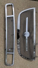 2007-14 Gmc Yukon Denali Strut Chrome Stainless Steel Mesh Grill Upper Lower
