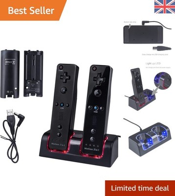 Akku Pack für Wii Controller - Dual Ladestation Setup
