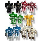 Vintage Soma Sonic Rangers Robot Warriors Mini Figures Lot Of 11 - Ranger Set