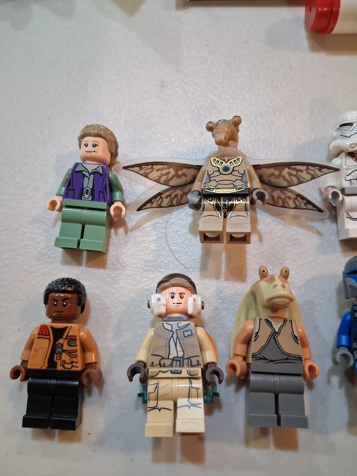 Lot Of 11 Complete Lego Star Wars Minifigure.  Good Condition.  Jek-14, Kylo Ren - Image 2 of 4