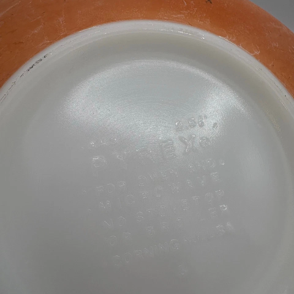 Cuencos mezcladores vintage Pyrex cosecha otoño trigo cenicienta - 441, 443, 444 Foto 4 de 4