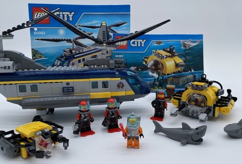 Lego City 60093 Tiefsee Helikopter mit Tauchstation Und Tiefsee Starter Set