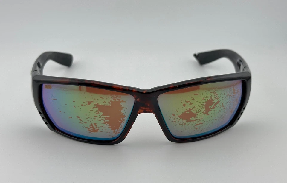 Gafas de sol Costa Del Mar TA 10 Tuna Alley marco verde tortuga espejo 580P -LEER Foto 4 de 4