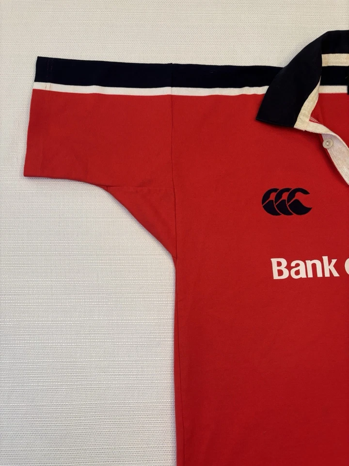 Vintage 90’s Canterbury of New Zealand Munster Rugby Shirt Men’s Medium Rare - Image 4 of 4