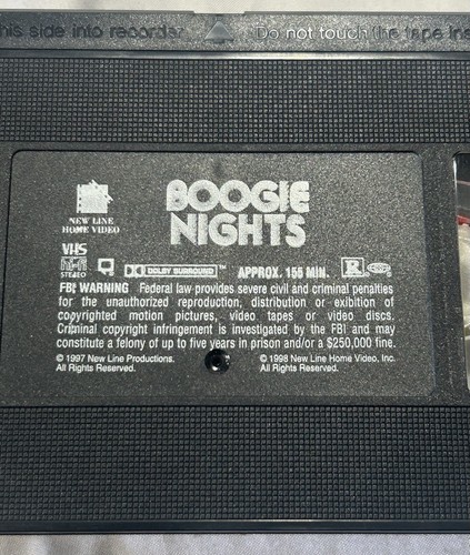 Boogie Nights (VHS, 1998) - Picture 4 of 4