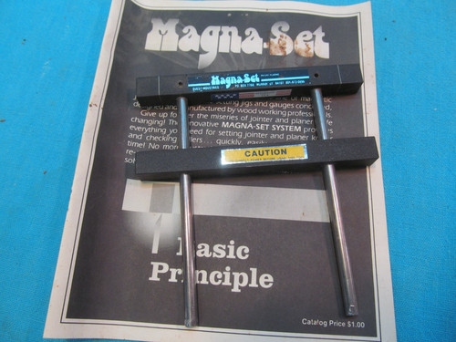 MAGNA-SET JOINTER KNIFE SETTING JIG GAUGE