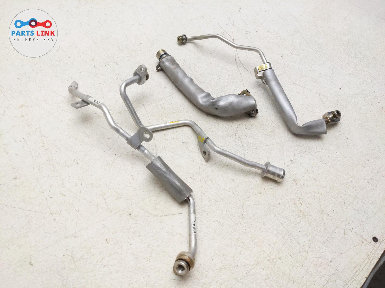 2016-20 BENTLEY BENTAYGA LEFT TURBO CHARGER OIL COOLANT WATER LINE HOSE SET 6.0L