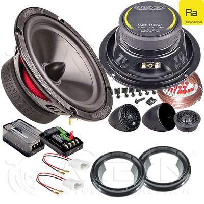GROUND ZERO LAUTSPRECHER für FIAT SEDICI 2006-2014 Front Heck 2-Wege 190W #AJLX