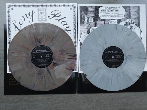 Bob Dylan NOW AIN'T THE TIME FOR YOUR TEARS 1990 2LP Swingin' Pig MARBLE NMINT