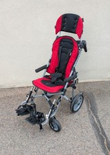 Convaid EZ Rider EZ14 14" Stroller Special Needs Folding Wheelchair Transit Red
