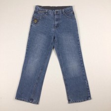 Disney Store Jeans kid size 7x - Dragon Embroidery on back pockets