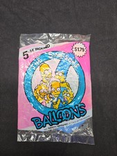 1991 The Simpsons Balloons - Sealed Pack (Made in USA)