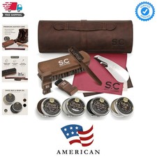 Shoe Polish  Care Kit - Leather Shoe Shine Kit for Men  Women