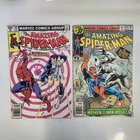 Amazing Spiderman #201 & 190 Comic Lot Marvel Early Punisher App. Newsstand