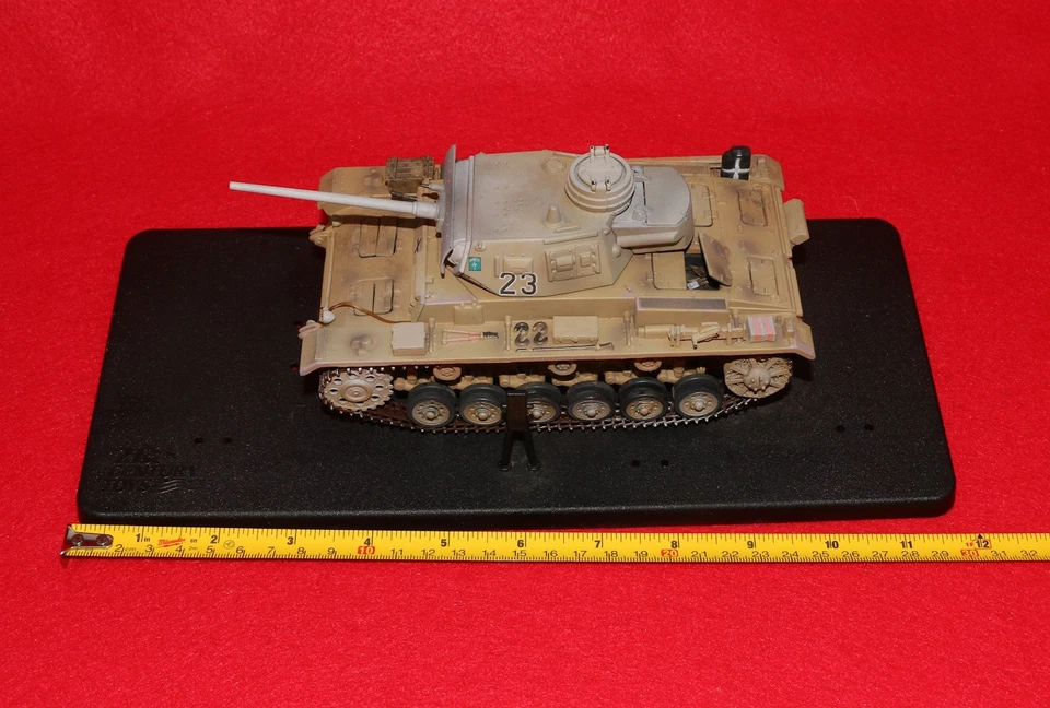21st Century Armor WWII German Panzer III Ausf. L 1:32 Afrika - Image 3 of 4