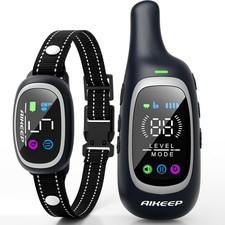 2-In-1 Dog Shock Collar and Bark Collar for Dogs   3300FT Dog Training Collar wi