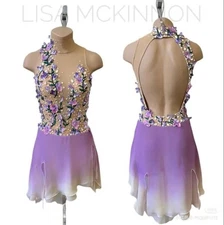 ice figure skating competition dress Gymnastics costume dance Dress dyeing