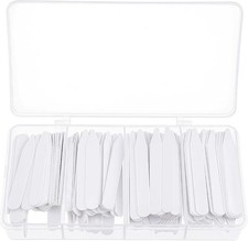 Plastic Collar Stays Mixed Sizes 55–75mm | 200 Pack | Stop Shirt Collar Curling