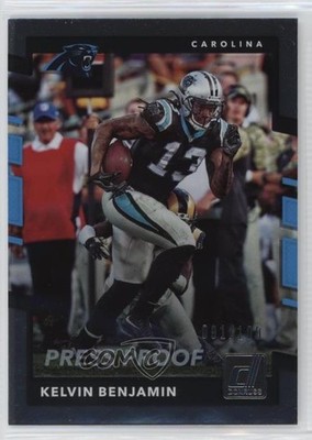 2017 Panini Donruss Press Proof Silver 91/100 Kelvin Benjamin #260 e5r