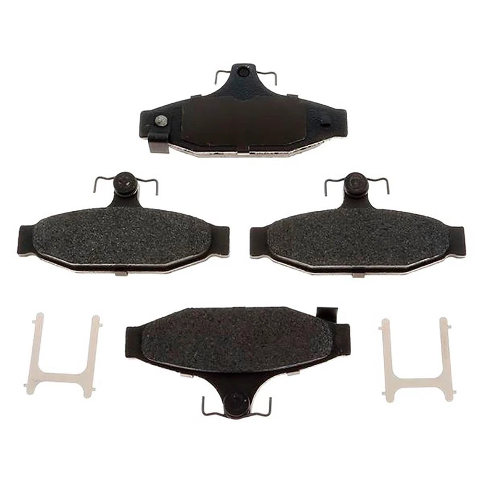 Rotores de freio traseiros + pastilhas de freio metálicas hardware para 1989-1992 Chevrolet Camaro - Imagem 2 de 4