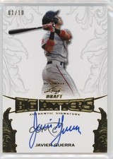 2015 Leaf Ultimate Draft Big Hitters Gold Etched Foil 1/10 Javy Guerra Auto 9bg