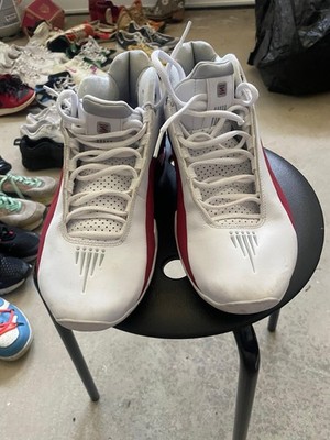 Nike Shox BB4 Varsity Red White Silver AT7843-101 Men's Size 9.5