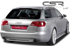 Heck Ansatz Einsatz Spoiler Tuning Diffusor für Audi A6 C6 Typ 4F HA007