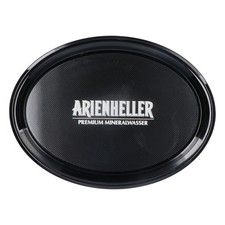 Arienheller Wasser Serviertablett Kellnertablett kleine ovale Ausführung