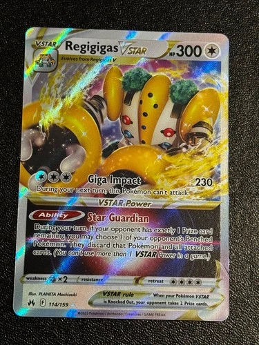 Pokémon TCG Regigigas VSTAR 114/159 SWSH: Crown Zenith Ultra Rare NM