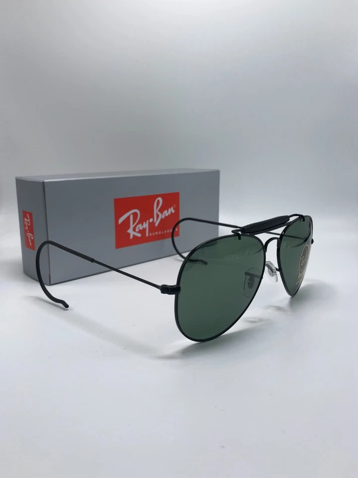 Ray-Ban RB3030 Outdoorsman L9500 58•14 160 Green G-15 Lens  58mm Sunglasses - Image 4 of 4