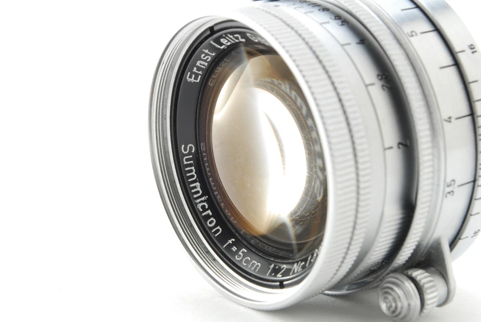 【N MINT】LEICA Ernst Leitz GmbH Wetzlar Summicron 5cm f/2 L39 LTM L Screw Mount - Image 3 of 4
