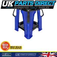 MX Motocross Enduro Trials Bike Paddock Stand Service Stool - Blue