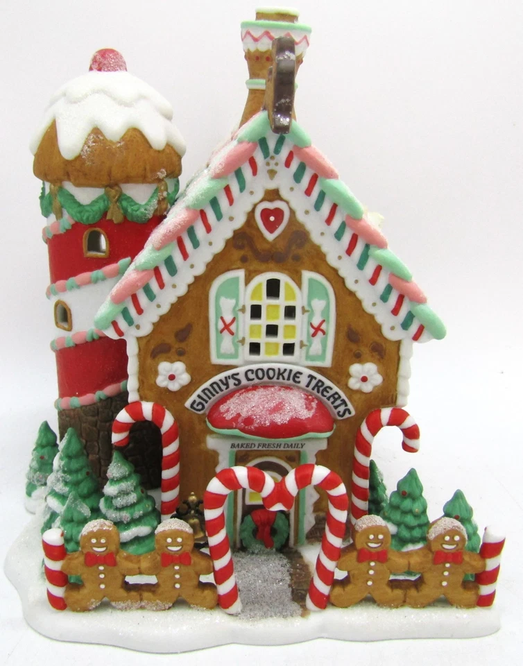 Department 56 Ginny's Cookie Treats Set Holiday Village Lighted House - Image 3 of 4
