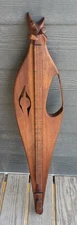 Rare 1970’s Ken Ripportella Hand Carved Appalachian Dulcimer Plainfield VA