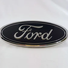 Ford 7 Inch Navy Blue Oval Emblem Badge for Grille or Tailgate