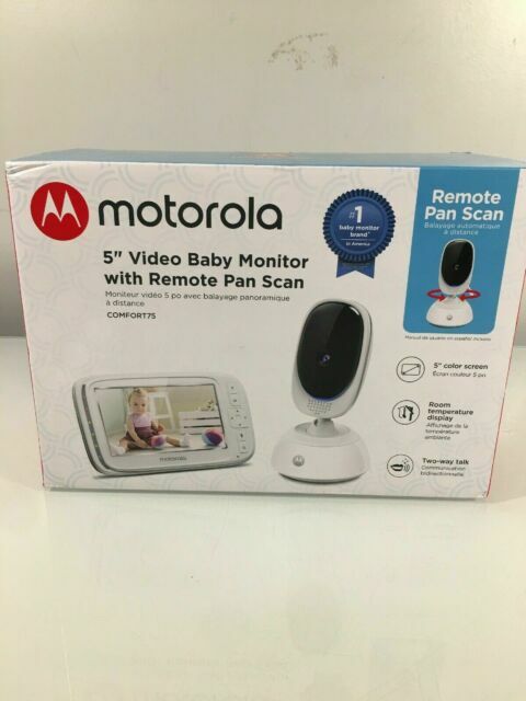 motorola 5 baby monitor with remote pan scan