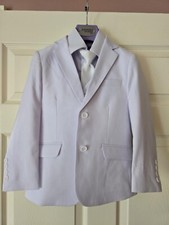Boys 5 piece formal White suit Size 6