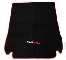 NEW! 2003 - 2006 Chevy SSR Cargo Mat Black Embroidered SSR Logo with Red Binding