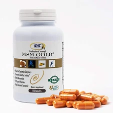 MSM Gold Systemic Enzyme Supplement - Joint & Muscle Support - 150 Capsules