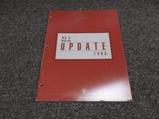1988 Jaguar XJS XJSC Model Year Update Service Repair Technical Manual Guide