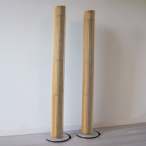 Bang & Olufsen Frets de Couvercle en Bois (paire) Haute Qualité pour Enceintes Beolab 6000 - Photo 3 sur 6