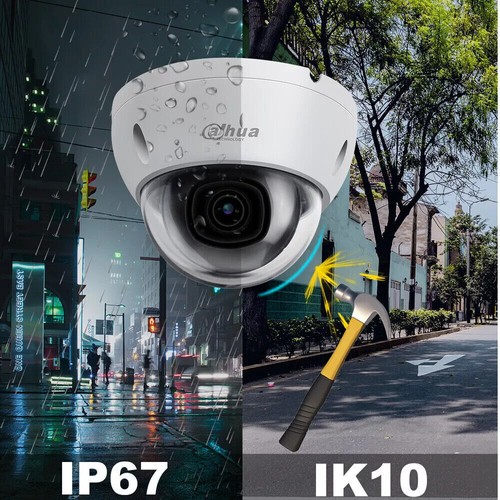 Dahua 4MP 5X Zoom IP Camera IPC-HDBW2441R-ZS Dome Starlight POE Wizsense Audio - Afbeelding 17 van 21