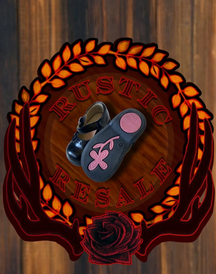 Zapatos de vestir/escuela para bebé niña talla 2 negros Kid Connection Foto 3 de 3