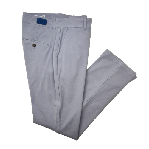 Mugsy Pants Mens 34x30 Purple Ashlands Flat Front Stretch Chino Khaki Preppy