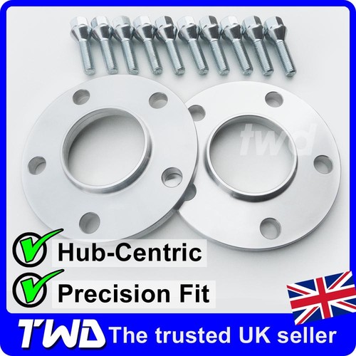 12MM ALLOY WHEEL SPACERS + BOLTS (M12X1.5) FOR BMW 3SERIES E36 E46 E90