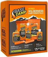 Wilderness Care Essentials Camping Hunting 26 Piece "BASE CAMP" Dead Down Wind