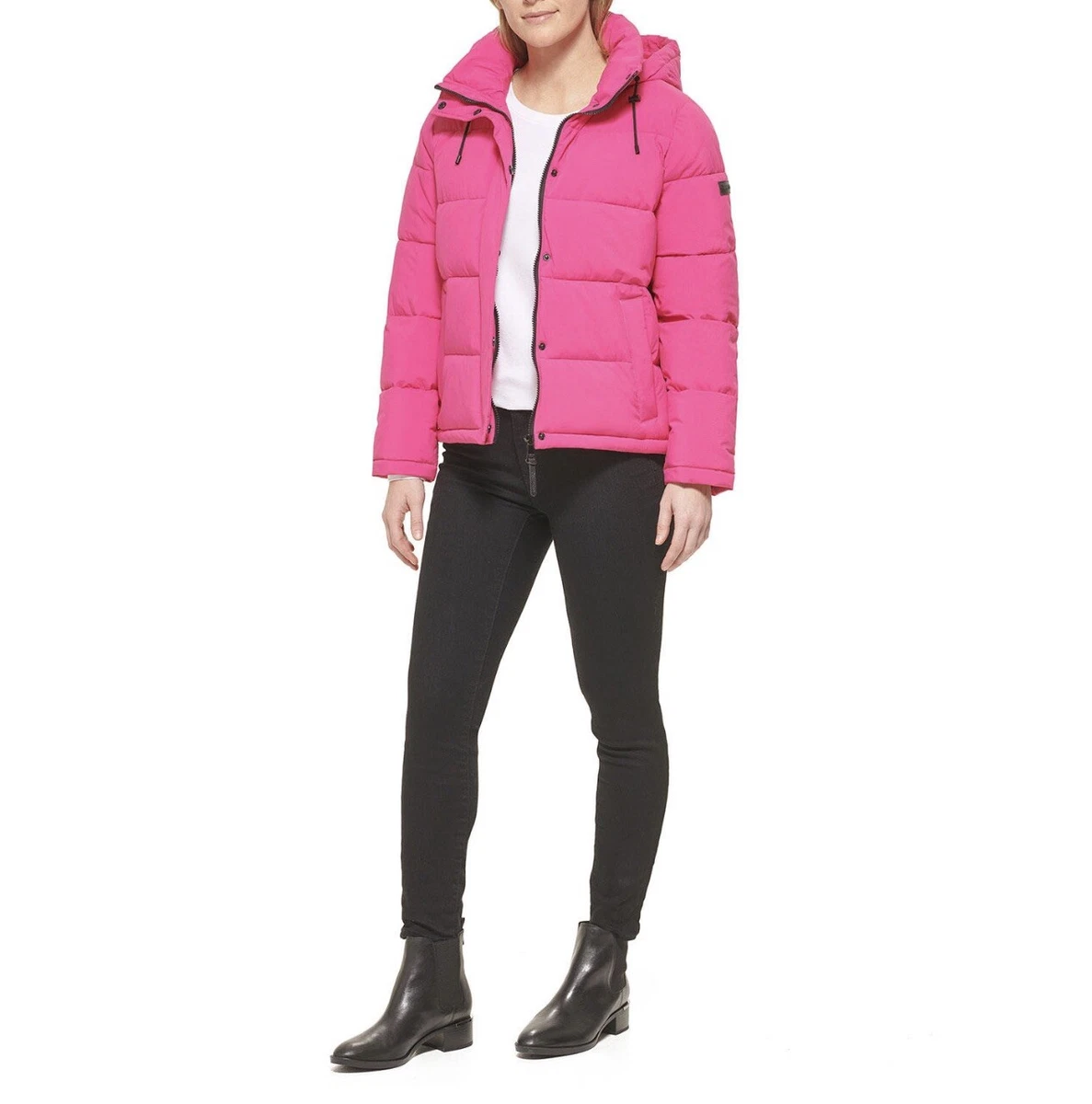 Calvin klein clearance pink puffer jacket